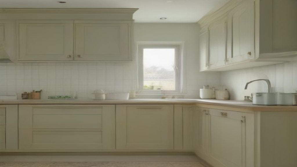 Practical bespoke kitchen with fitted cabinetry and storage